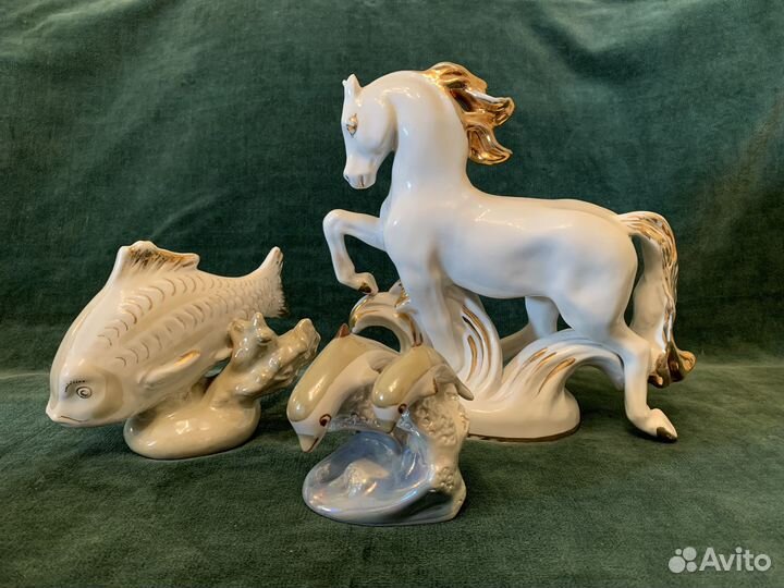 Фарфоровые статуэтки времен СССР