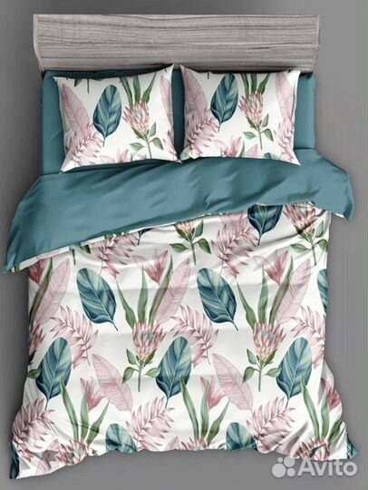 Постельное белье 1,5 спальное хлопок