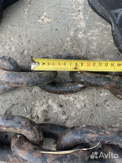 Цепь якорная 8*12 толщина звена 25мм