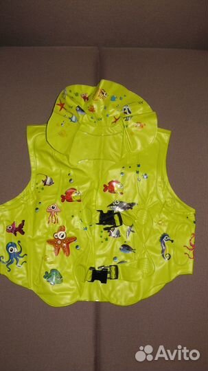 Надувной жилет, нарукавники, мяч для плавания