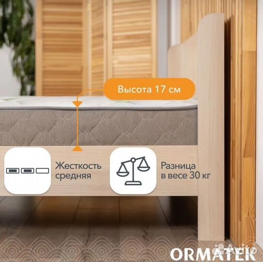 Матрас Ormatek Sleep Classic 140х200х17 см