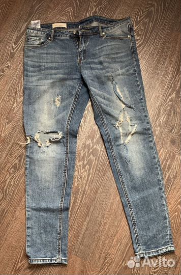 Джинсы рваные 46 размер