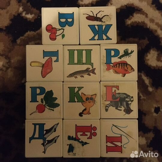 Кубики с буквами