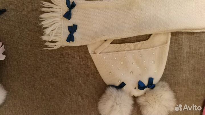 Комплект зимний -шапочка и шарфик