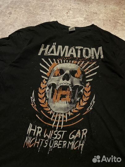 Футболка рок череп Hamatom XL-XXL оверсайз