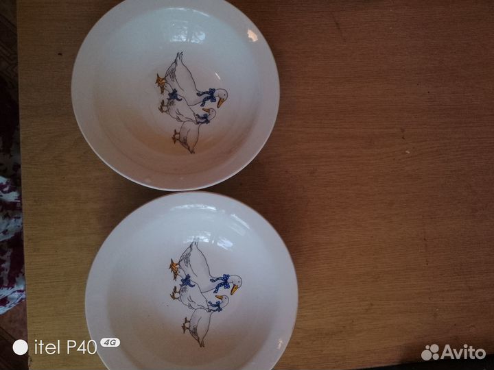 Тарелки разные