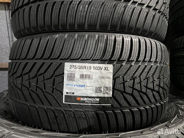 Hankook Winter I'Cept Evo 3 W330 285/30 R20 и 275/35 R19 103W