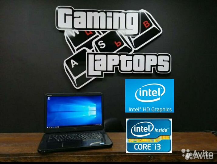 Ноутбук для учебы и работы i3/4Gb/500Gb