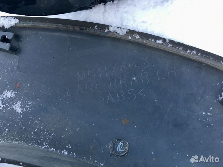 Расширители арок Mitsubishi L200 с 2006г