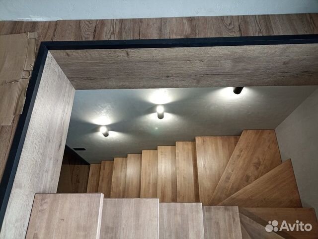 Лестница на металлокаркасе