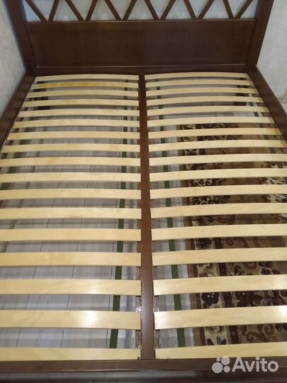 Кровать двухспальная с матрасом бу 160 200