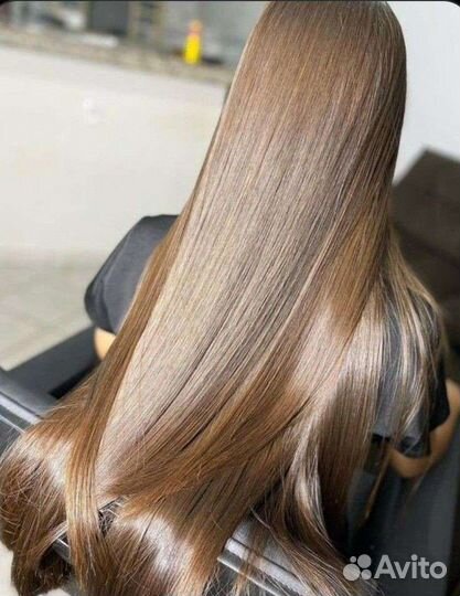 Кератиновое выпрямление волос