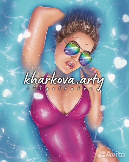 Цифровой портрет на заказ