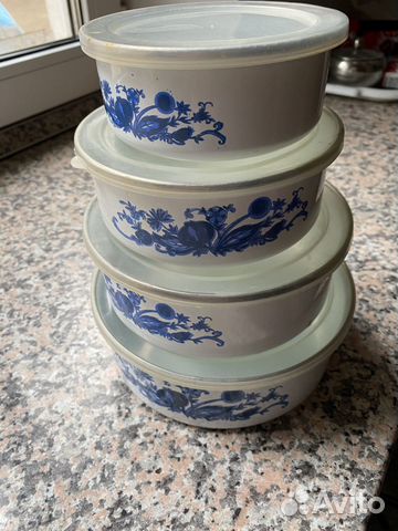 Контейнеры для еды керамика матрешка