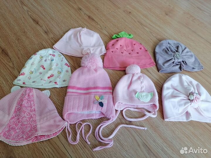 Шапки 46 48 на девочку