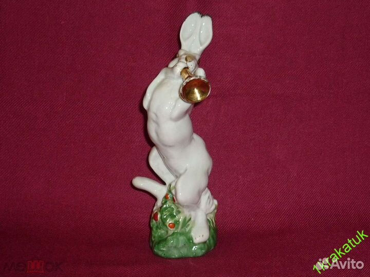 Заяц С трубой. лфз, клеймо целый
