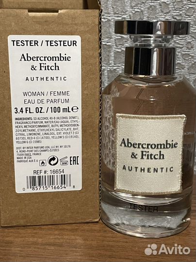 Парфюм оригинал abercrombie & fitch Authentic
