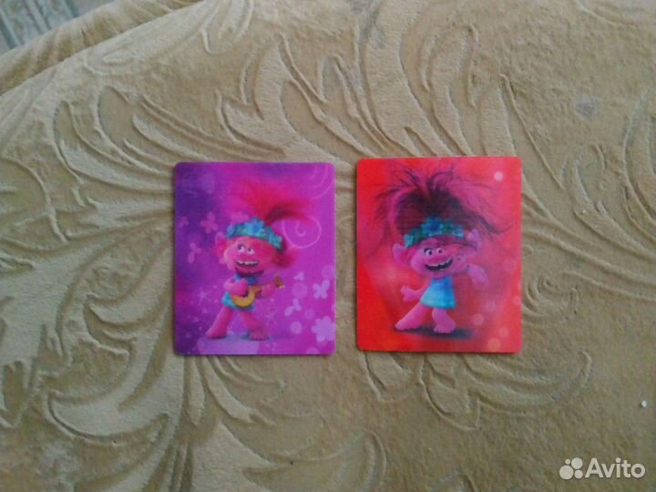 Карточки Тролли, 2 шт
