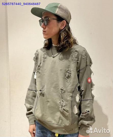 Свитшот Cav Empt рваный