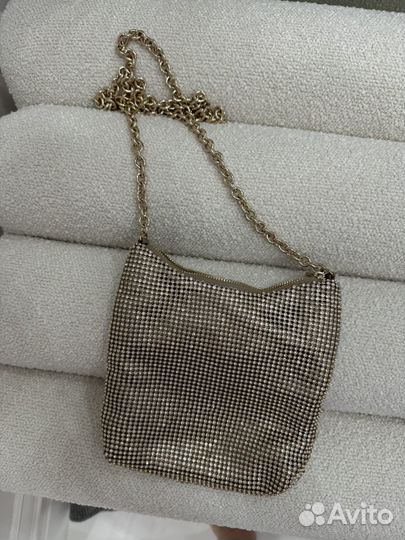 Cумка в стразах zara