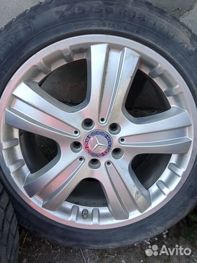 Оригинальные диски на mercedes r18