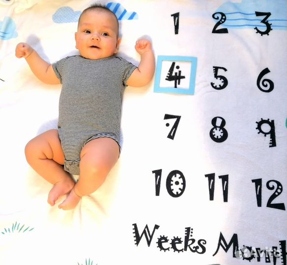 Фото плед для новорождеенного