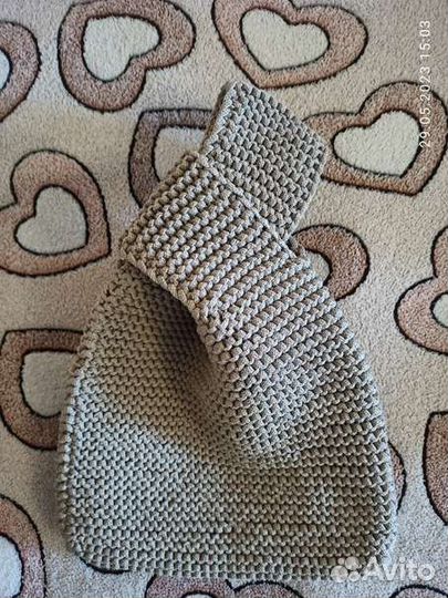 Сумка ручной работы из шнуровой пряжи