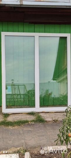 Окна пластиковые бу глухие