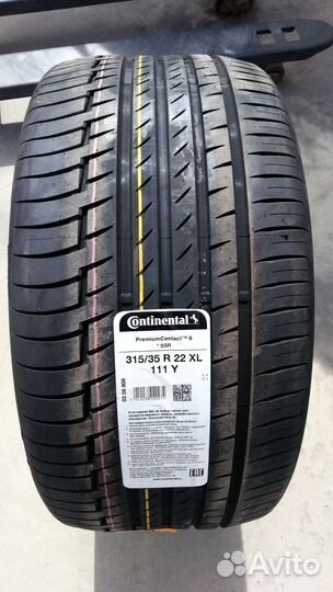 Continental PremiumContact 6 SSR 275/40 R22 и 315/35 R22 111Y