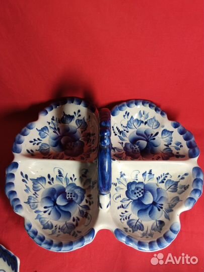 Менажница. Гжель