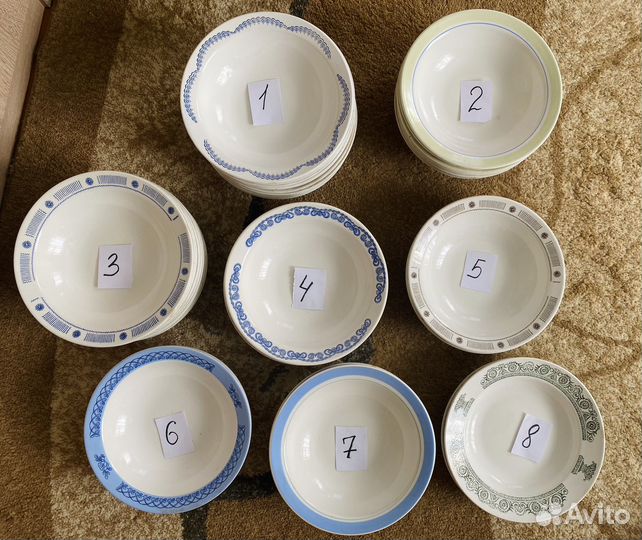 Тарелки суповые СССР