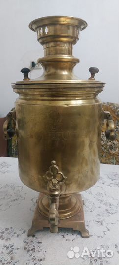 Самовар на дровах старинный