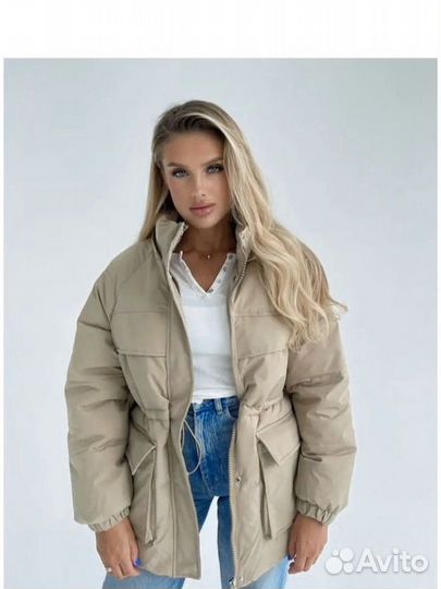 Куртка с капюшоном зимняя 40-46