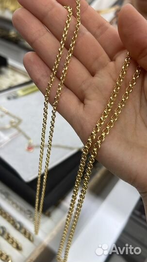 Золотая цепь 585 chopard