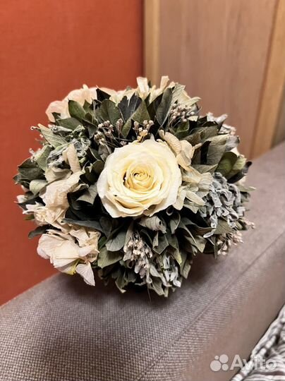 Букет из стабилизированных цветов