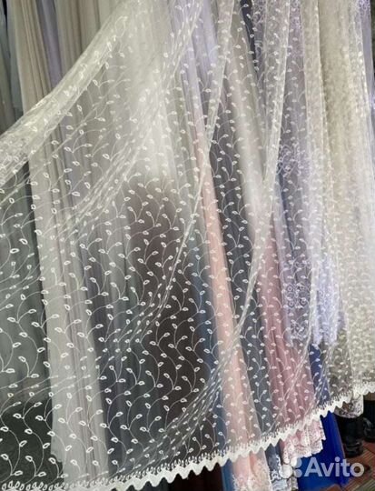 Сетка с вышивкой в ассортименте