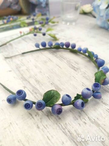 Ободок с ягодками 