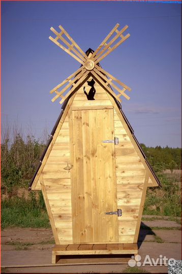 Уличный туалет с установкой