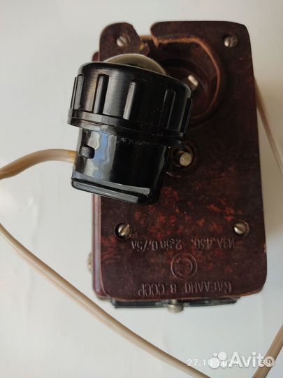 Фонарь карболитовый изд. 436 (сделано в СССР)