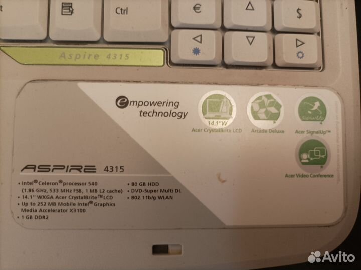 Acer aspire 4315