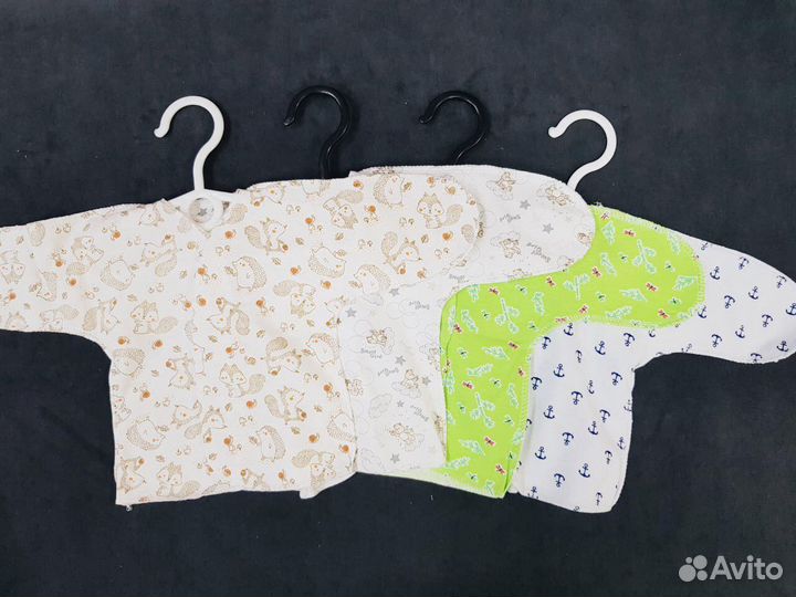 Распашенки, ползунки (размер 44, 50)