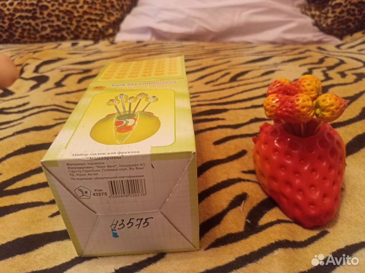 Набор вилок/шпажек для фруктов 