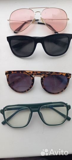 Солнечные обычные очки детские мужские женские 3Д