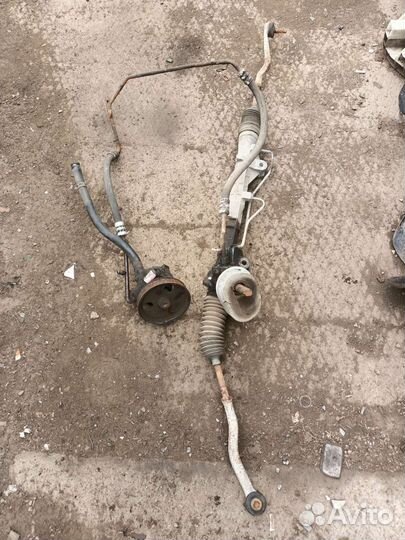 Рулевая рейка renault logan 1 с гуром