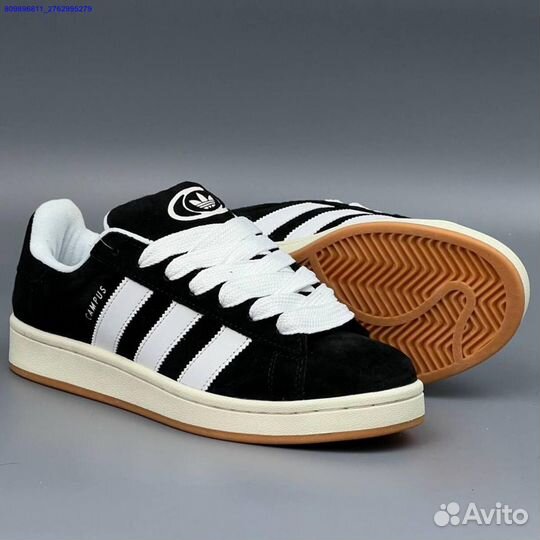 Кроссовки Adidas Campus 00 Black (Арт.60174)