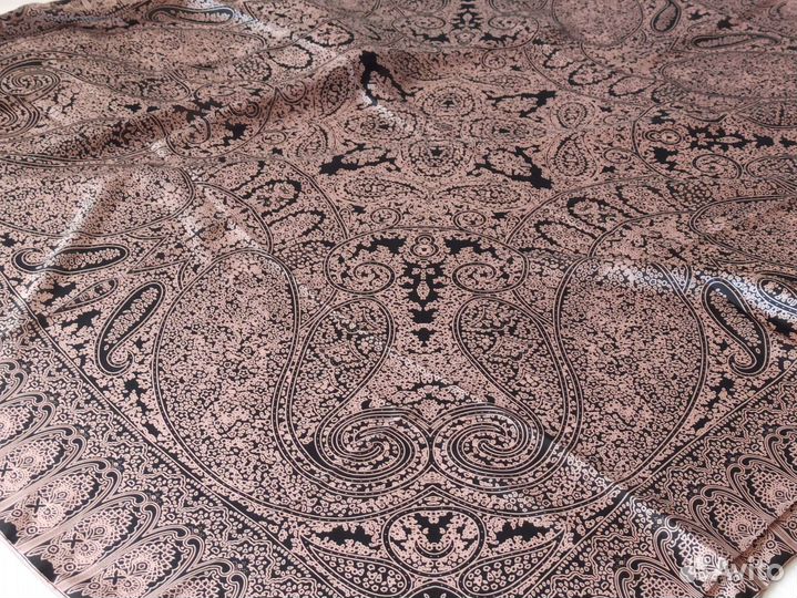 Платок Шаль etro ручной край розовый