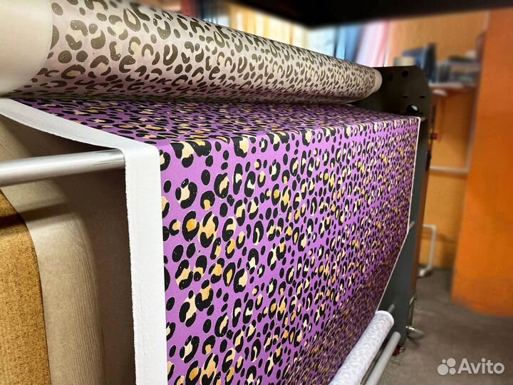 Печать на ткани рулонами