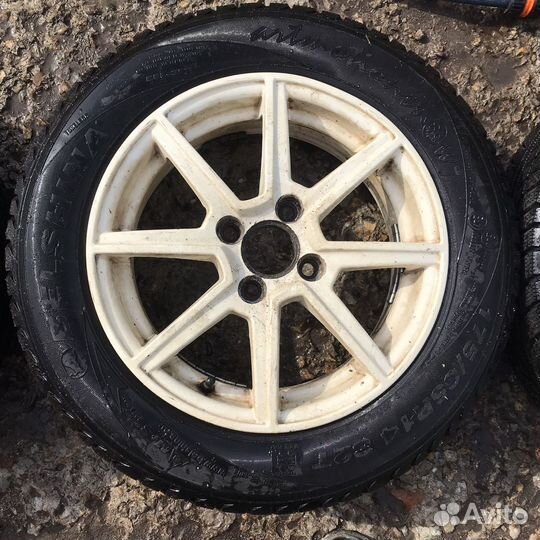 Литые диски r14 на ваз с зимней резиной