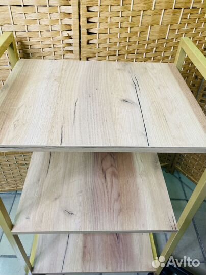 Тележка парикмахерская на колёсах этажерка столик