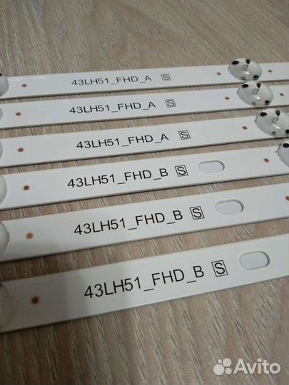 Новая подсветка LG 43LH51 43 LF51 FHD A 43LF51